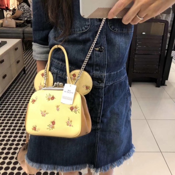 Coach Disney Mickey Crossbody Handbag - Picture 6 of 14